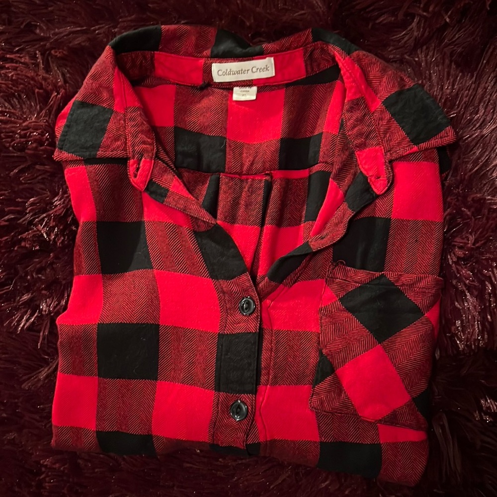 Buffalo Check long sleeve super cute!